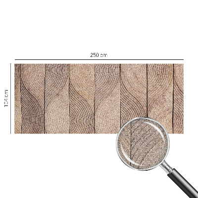 Fotomurale per cameretta Onde di legno