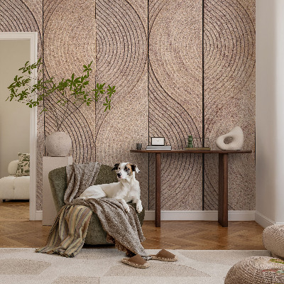 Fotomurale per cameretta Onde di legno