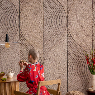 Fotomurale per cameretta Onde di legno