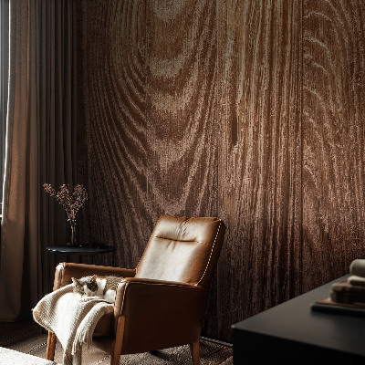 Carta da parati 3D Anelli di legno