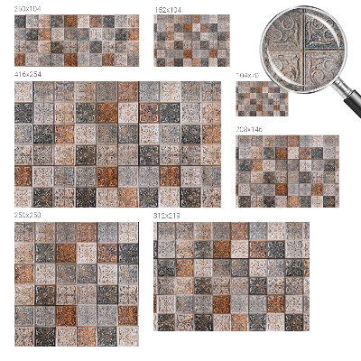 Carta da parati per cameretta Piastrelle ornamentali