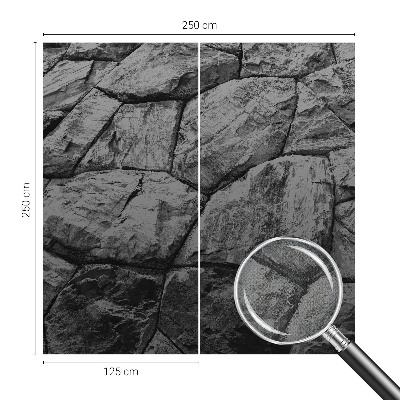 Fotomurale per bambini texture della pietra