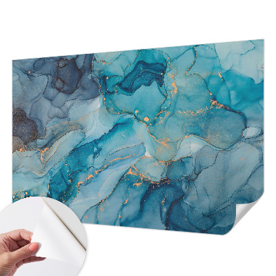 Carta da parati 3D Astrazione blu