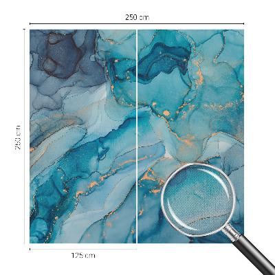 Carta da parati 3D Astrazione blu
