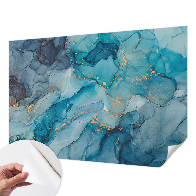 Carta da parati 3D Astrazione blu