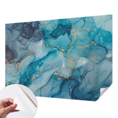 Carta da parati 3D Astrazione blu