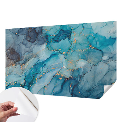 Carta da parati 3D Astrazione blu