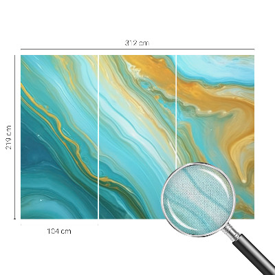 Fotomurale effetto 3D Onde astratte
