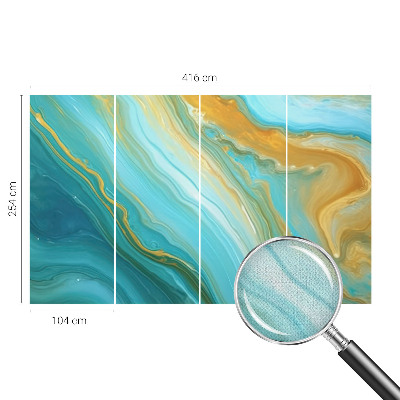 Fotomurale effetto 3D Onde astratte