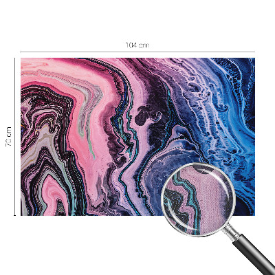 Carta da parati effetto profondità Vortici colorati