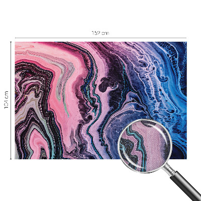 Carta da parati effetto profondità Vortici colorati