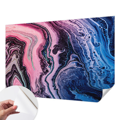 Carta da parati effetto profondità Vortici colorati