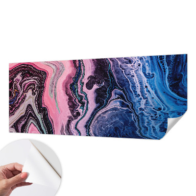 Carta da parati effetto profondità Vortici colorati