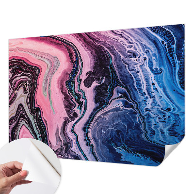 Carta da parati effetto profondità Vortici colorati