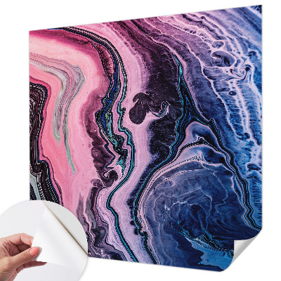 Carta da parati effetto profondità Vortici colorati