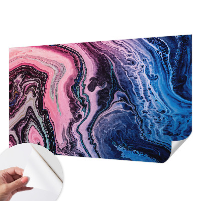 Carta da parati effetto profondità Vortici colorati