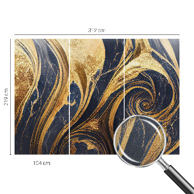 Carta da parati cameretta Motivi marmorizzati