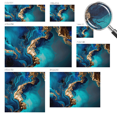 Carta da parati per cameretta Astrazione colorata