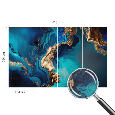 Carta da parati per cameretta Astrazione colorata