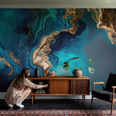 Carta da parati per cameretta Astrazione colorata