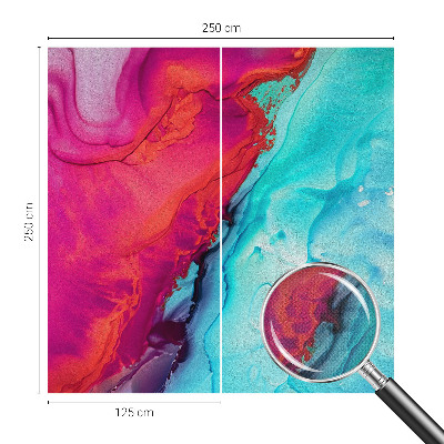 Carta da parati adesiva Onda colorata