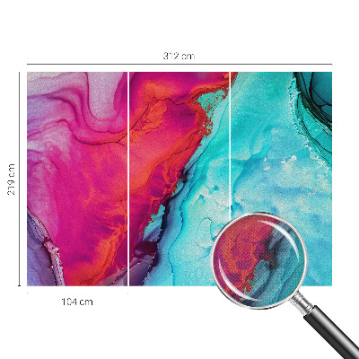 Carta da parati adesiva Onda colorata