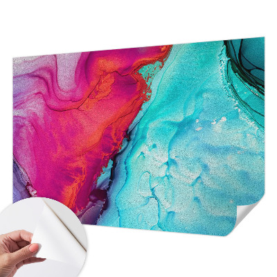 Carta da parati adesiva Onda colorata