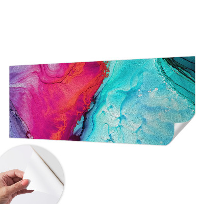 Carta da parati adesiva Onda colorata