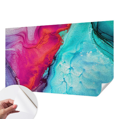 Carta da parati adesiva Onda colorata