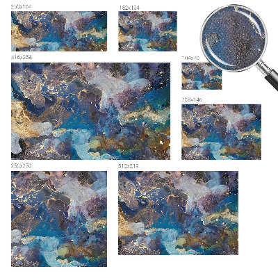 Carta da parati 3D Mosaico cosmico