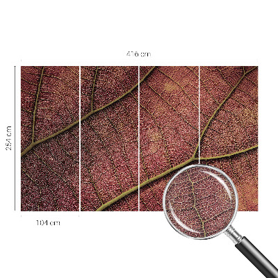 Fotomurale 3D Consistenza fogliare