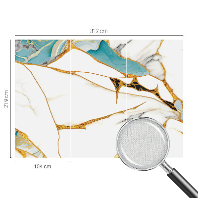 Carta da parati panoramica effetto 3D L'eleganza del marmo