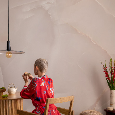 Carta da parati cameretta Marmo rosa