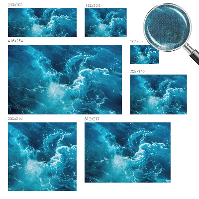 Carta da parati adesiva vortici marini