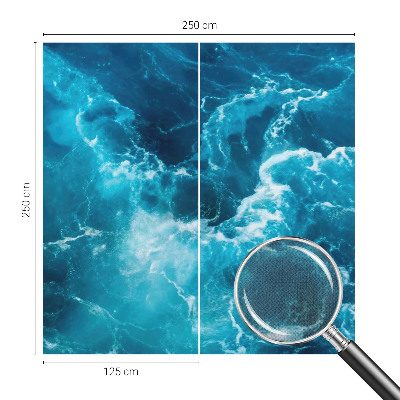Carta da parati adesiva vortici marini
