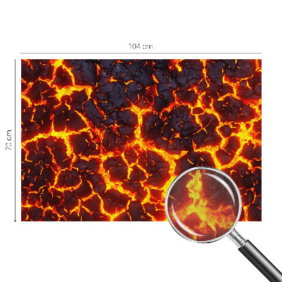Fotomurale adesivo Magma forte