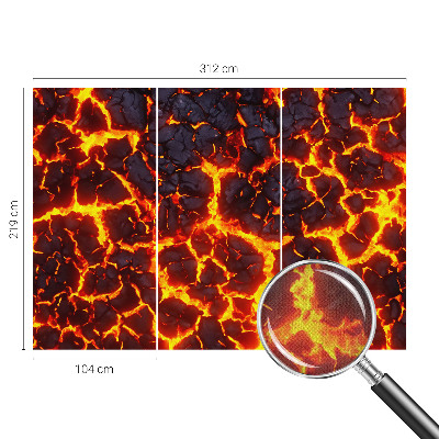 Fotomurale adesivo Magma forte