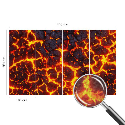 Fotomurale adesivo Magma forte
