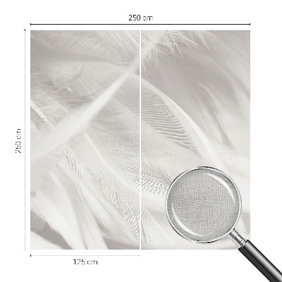 Fotomurale effetto 3D Piume delicate