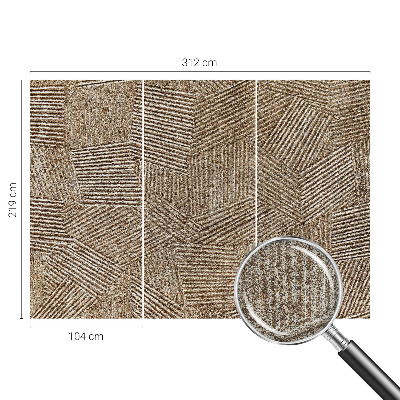 Carta da parati effetto profondità Linee strutturali
