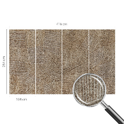 Carta da parati effetto profondità Linee strutturali