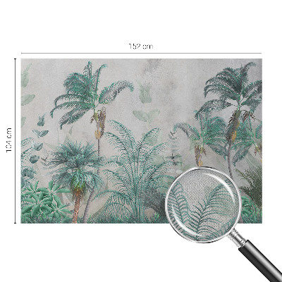 Carta da parati panoramica effetto 3D Oasi esotica