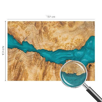 Carta da parati cameretta Legno e resina