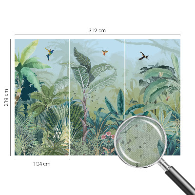 Fotomurale 3D Natura tropicale