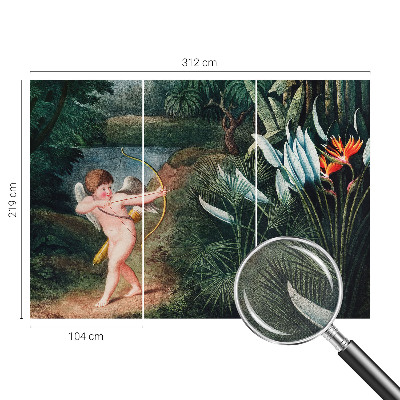 Carta da parati 3D Adorabile Cupido