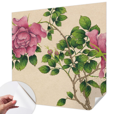 Fotomurale effetto 3D Rose romantiche