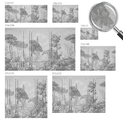 Carta da parati cameretta Natura atmosferica