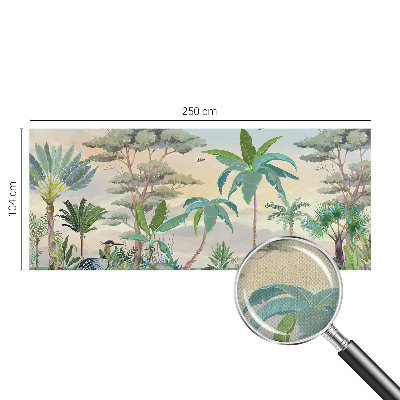 Fotomurale per cameretta flora esotica
