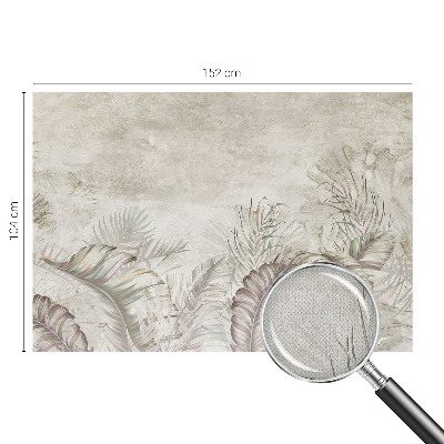 Fotomurale effetto 3D Foglie decorative