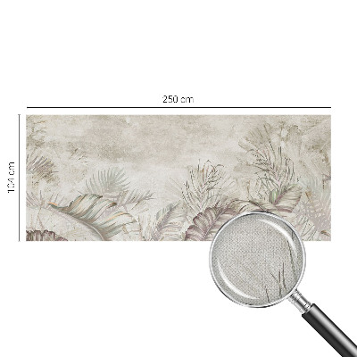 Fotomurale effetto 3D Foglie decorative